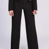 Pantalon met rechte pijpen en NIKKIE details