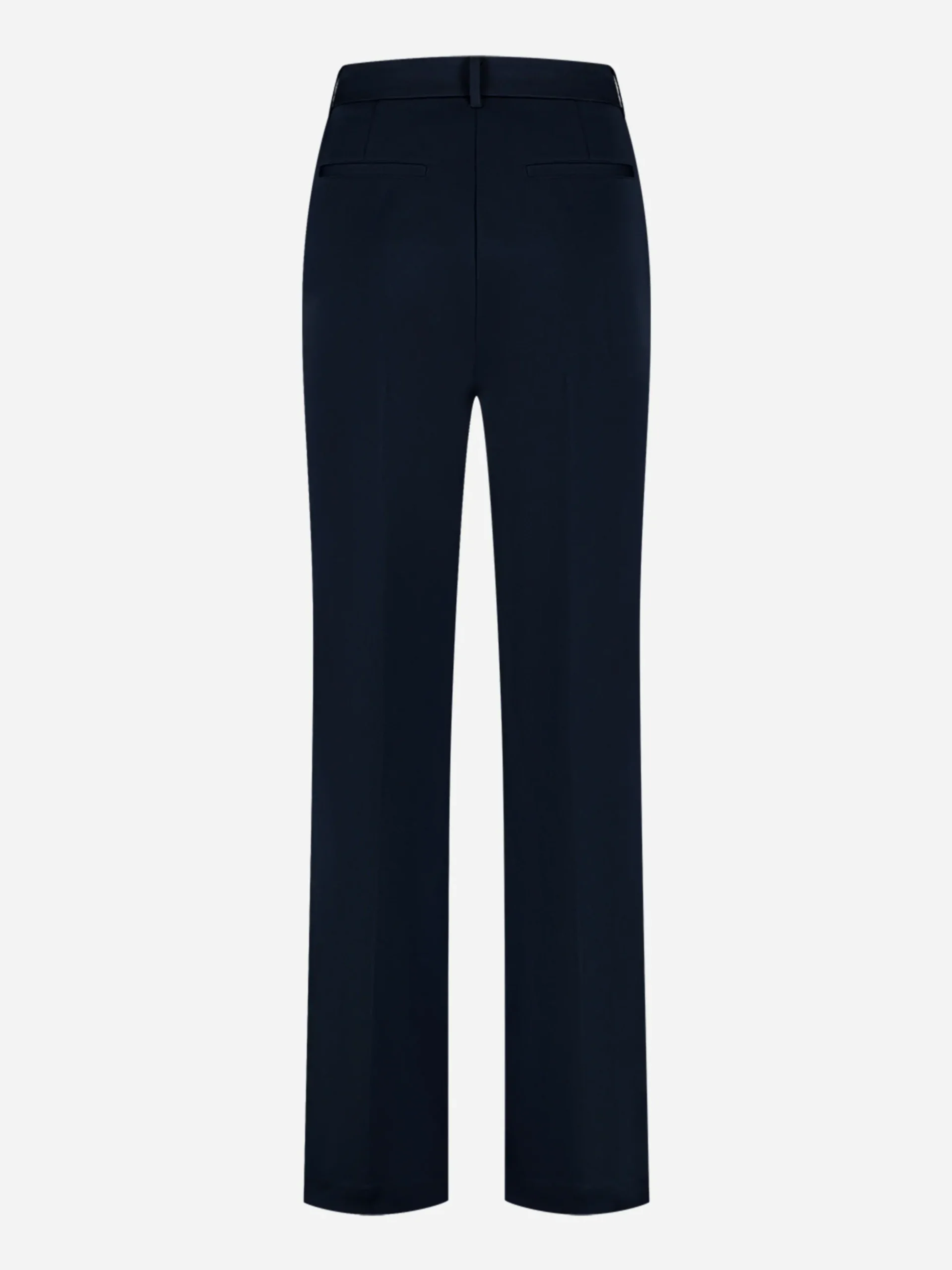 Pantalon met strepen en knopen op zijkant