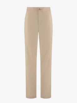 Rechtvallende broek met witte zijbiezen
