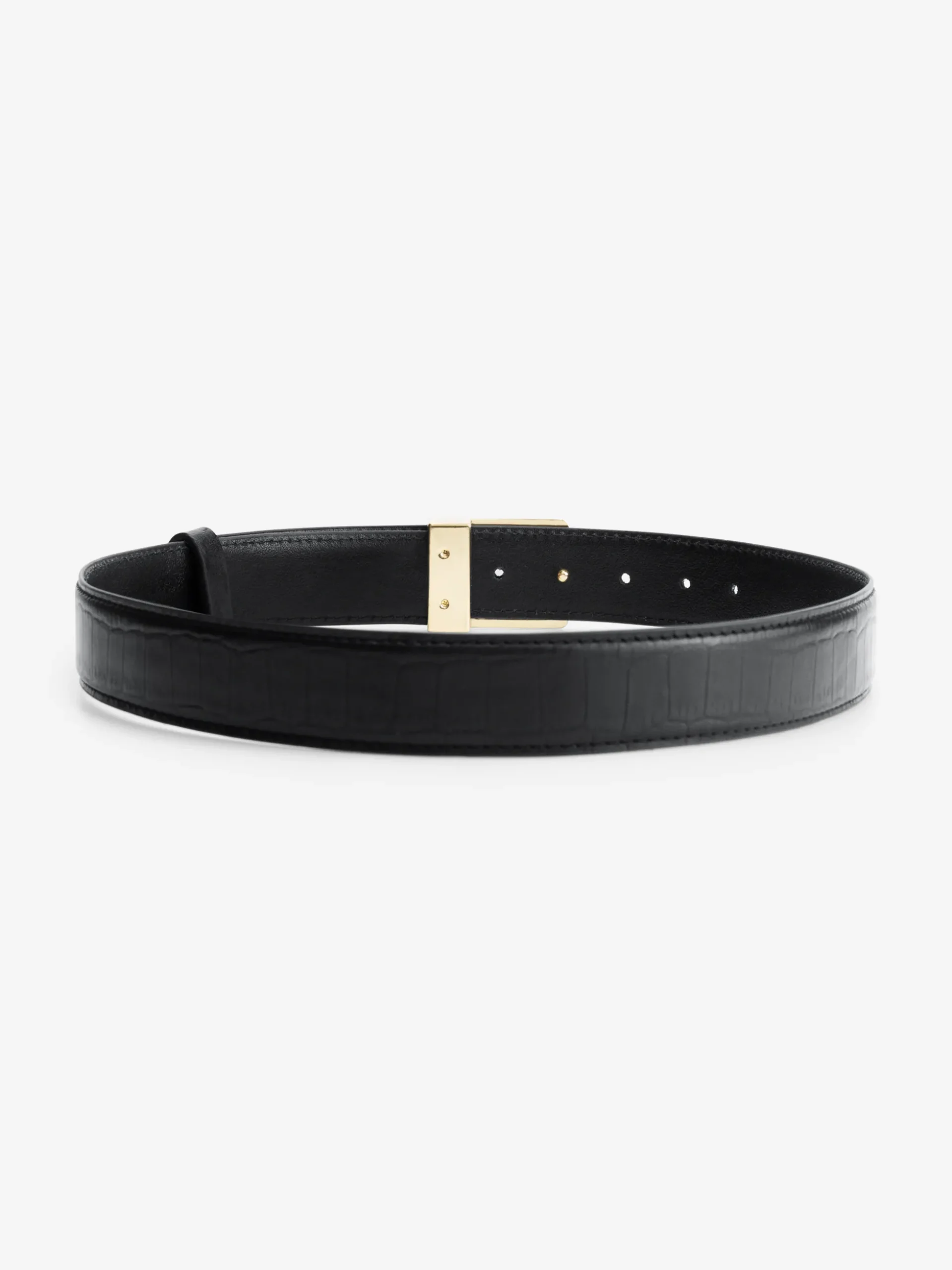 Riem met croco patroon en NIKKIE gesp