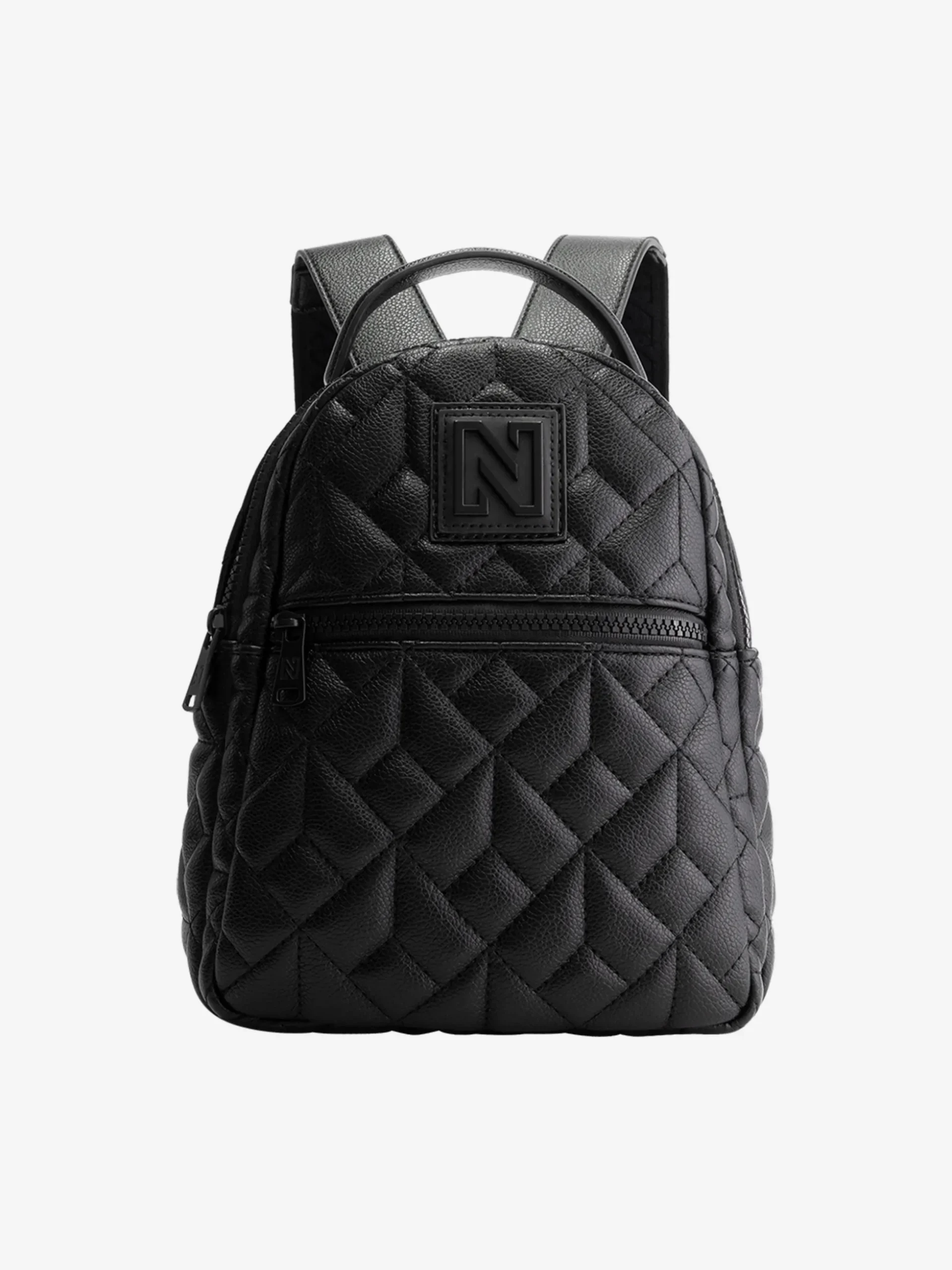 Rugzak met leren look en N-logo