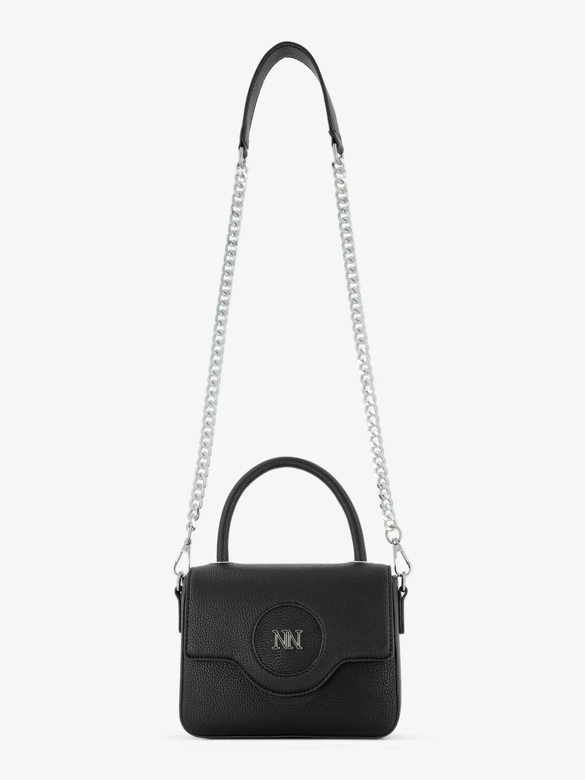 Schoudertas met N&N logo en ketting hengsel