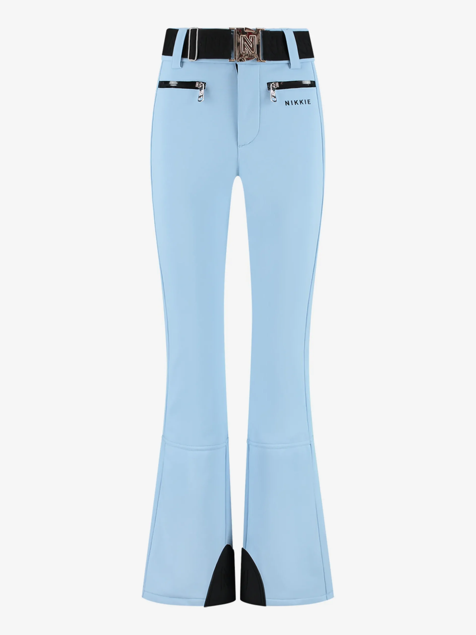 Ski broek met flared pasvorm en verstelbare riem