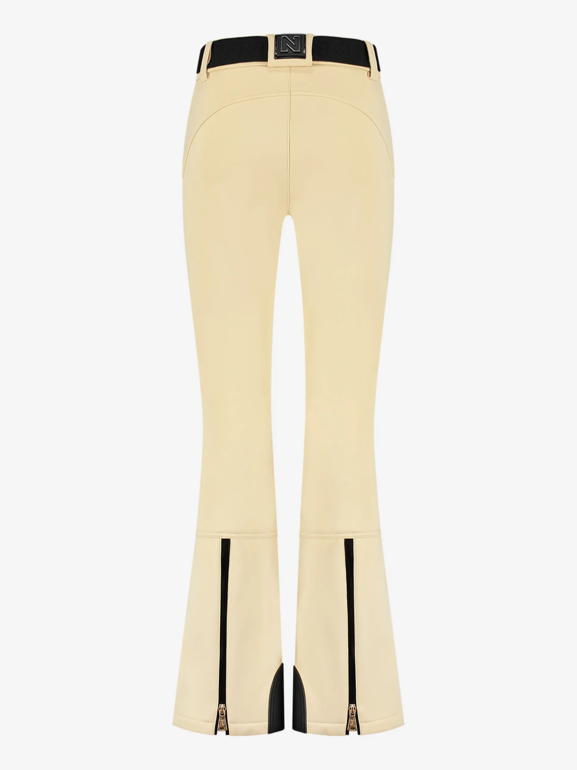 Ski broek met flared pasvorm en verstelbare riem