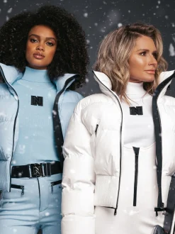 Ski broek met flared pasvorm en verstelbare riem