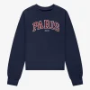 Sweater met geborduurde tekst