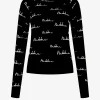 Sweater met logo patroon