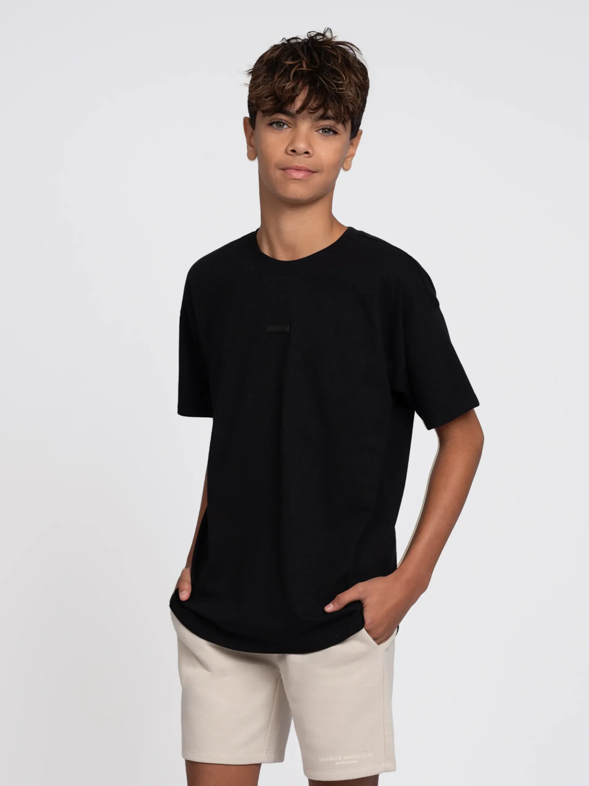 Sweatshort met elastische tailleband