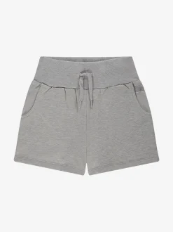 Sweatshort met elastische tailleband en trekkoord