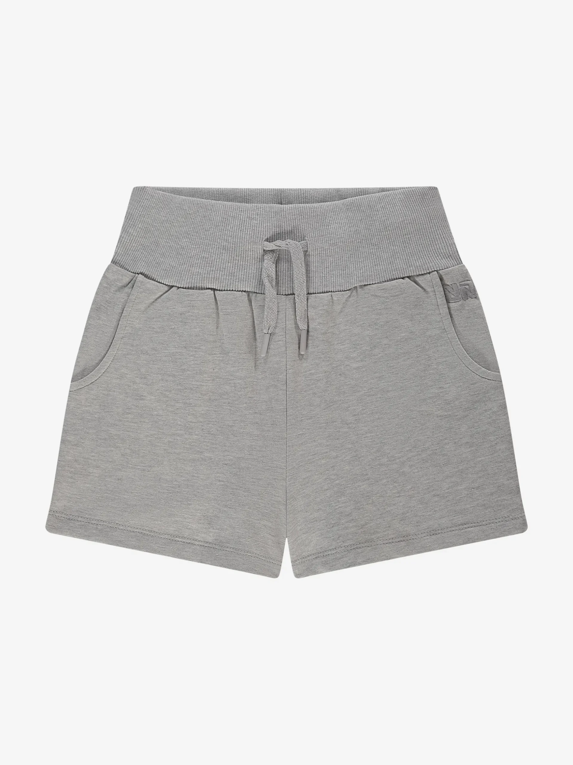 Sweatshort met elastische tailleband en trekkoord