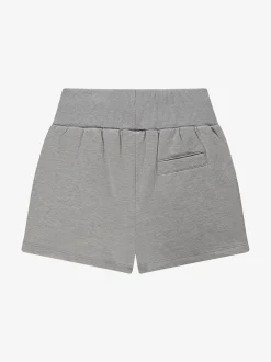 Sweatshort met elastische tailleband en trekkoord