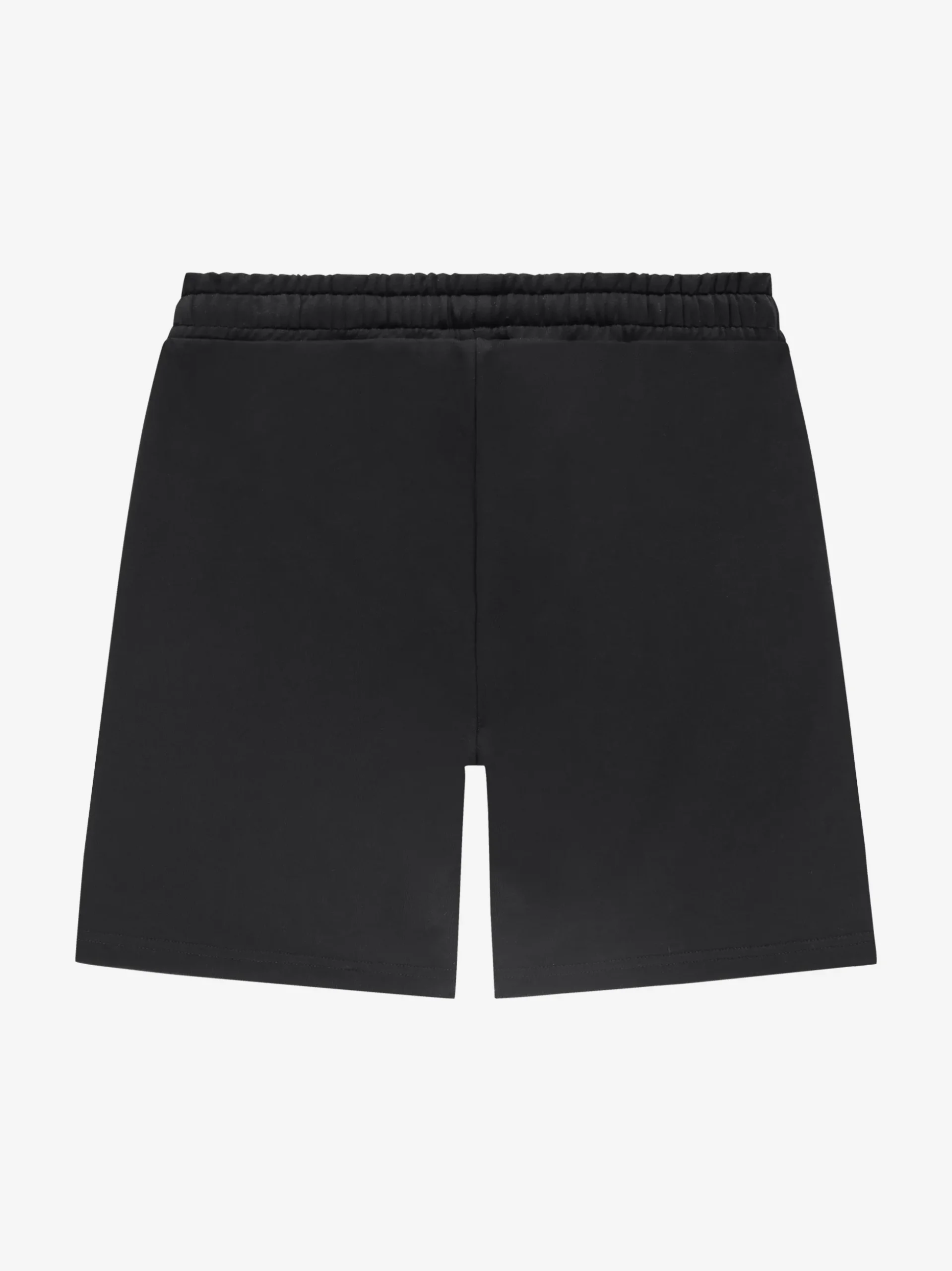 Sweatshort met elastische tailleband en logo patch