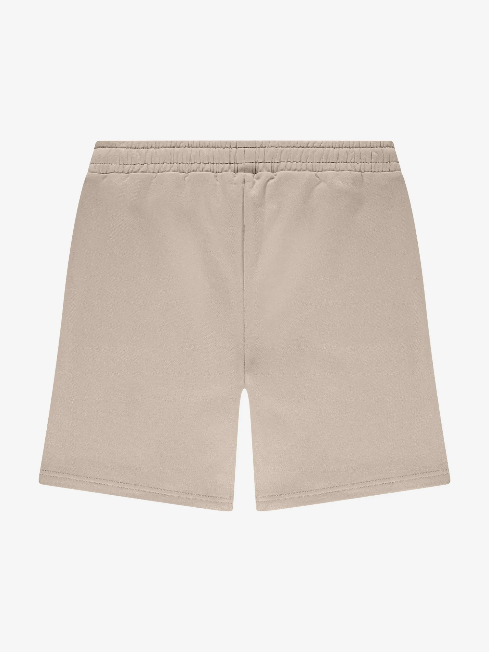 Sweatshort met elastische tailleband en logo patch