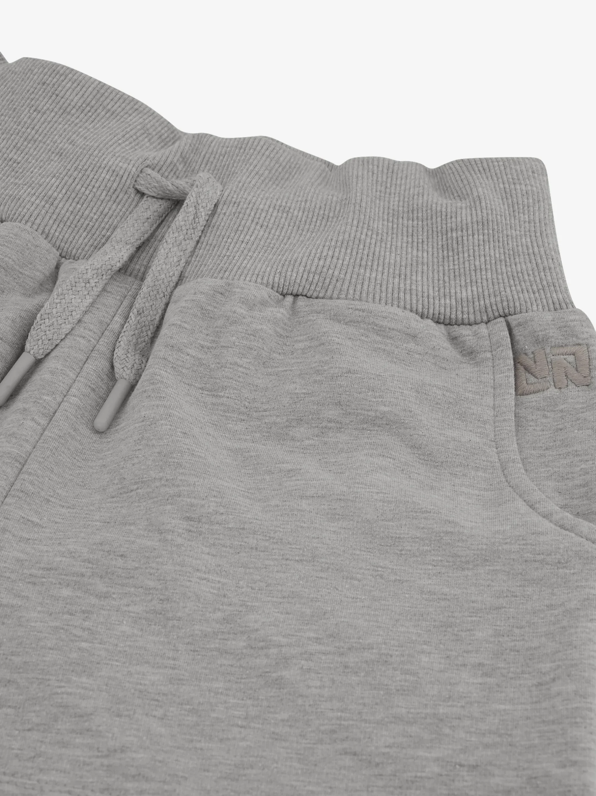 Sweatshort met elastische tailleband en trekkoord