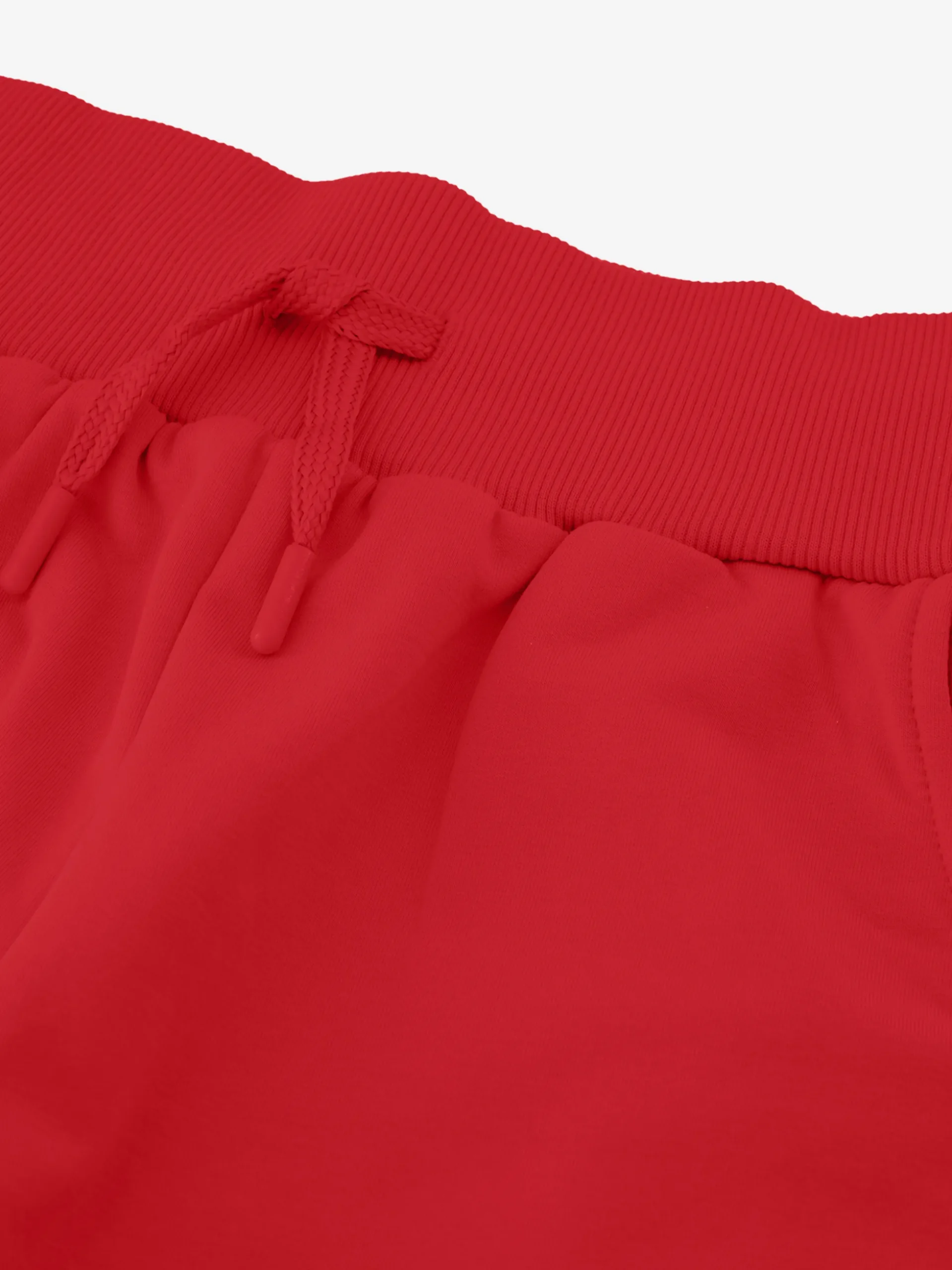 Sweatshort met elastische tailleband en trekkoord