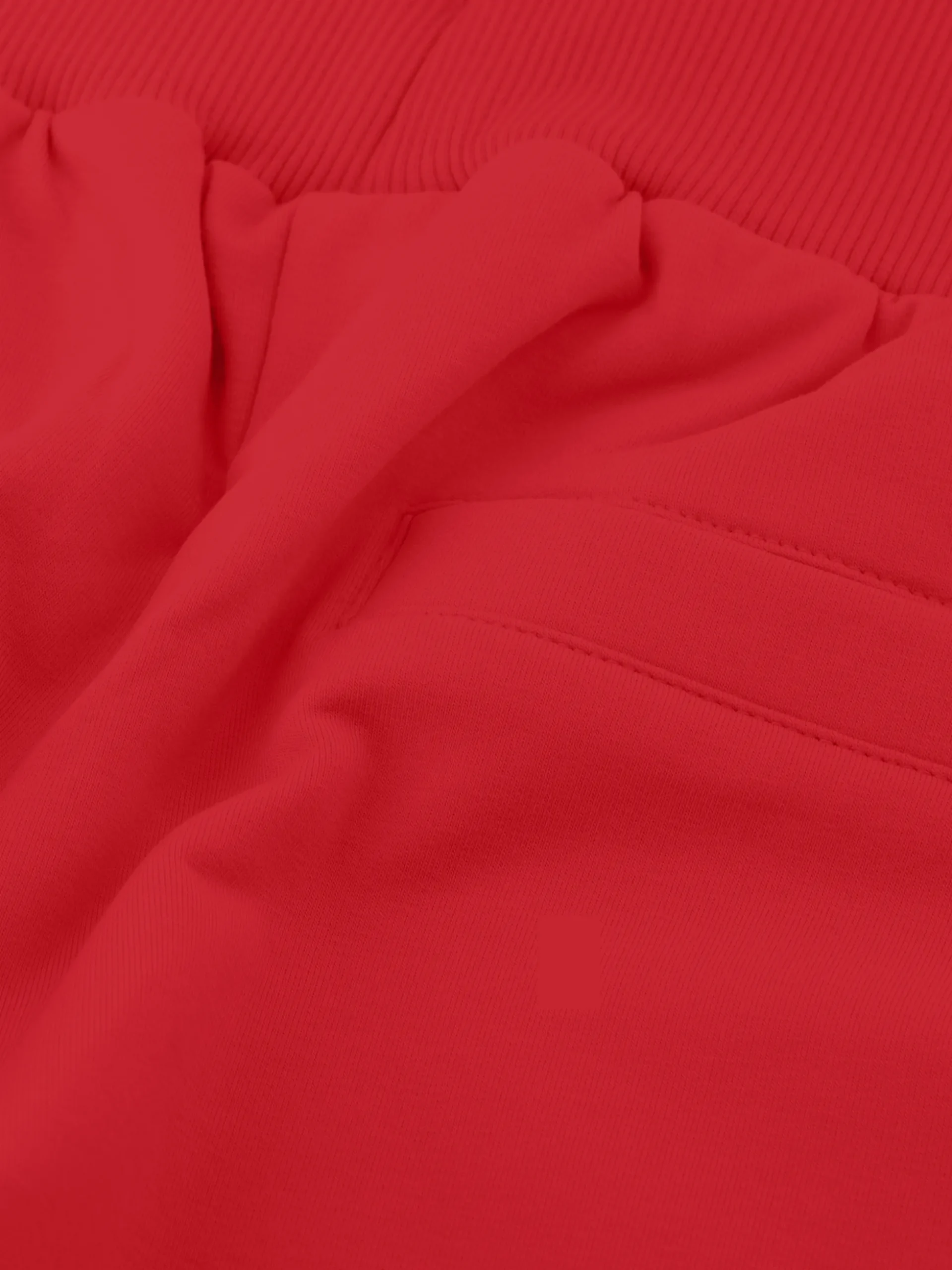 Sweatshort met elastische tailleband en trekkoord