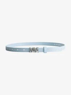 Taille riem met logo patroon