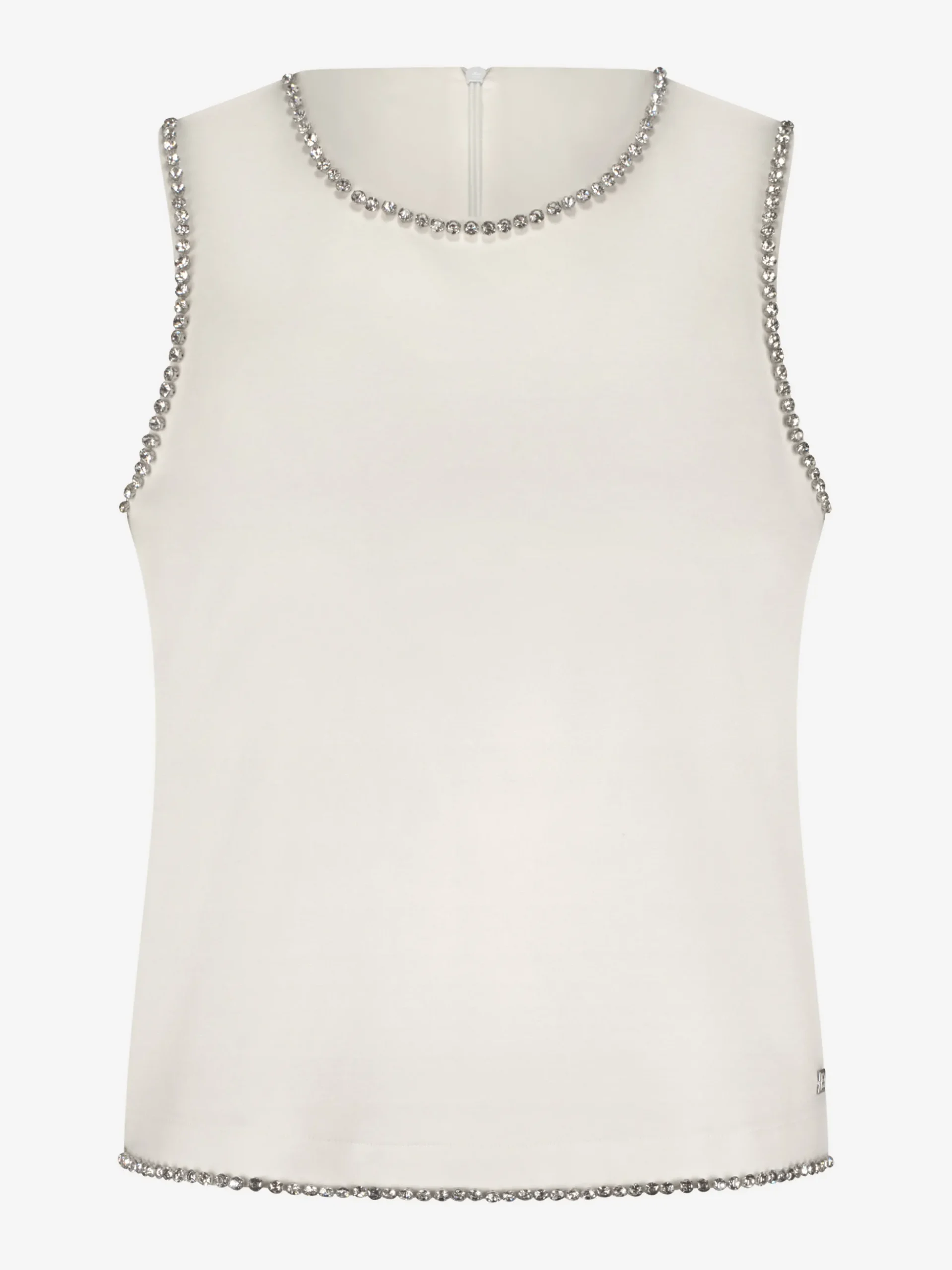 Tank top met strass steentjes