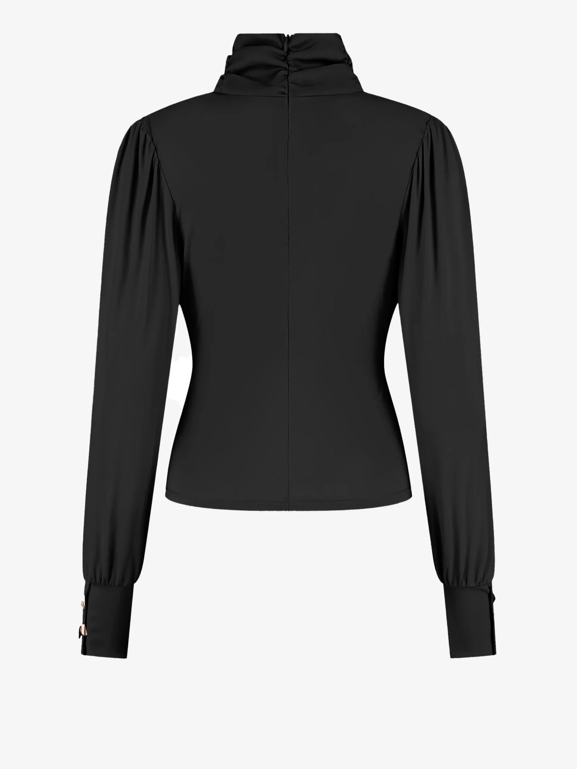 Top met col en open detail bij hals