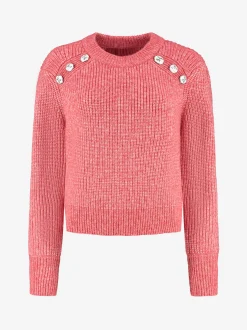 Trui met FH knopen detail