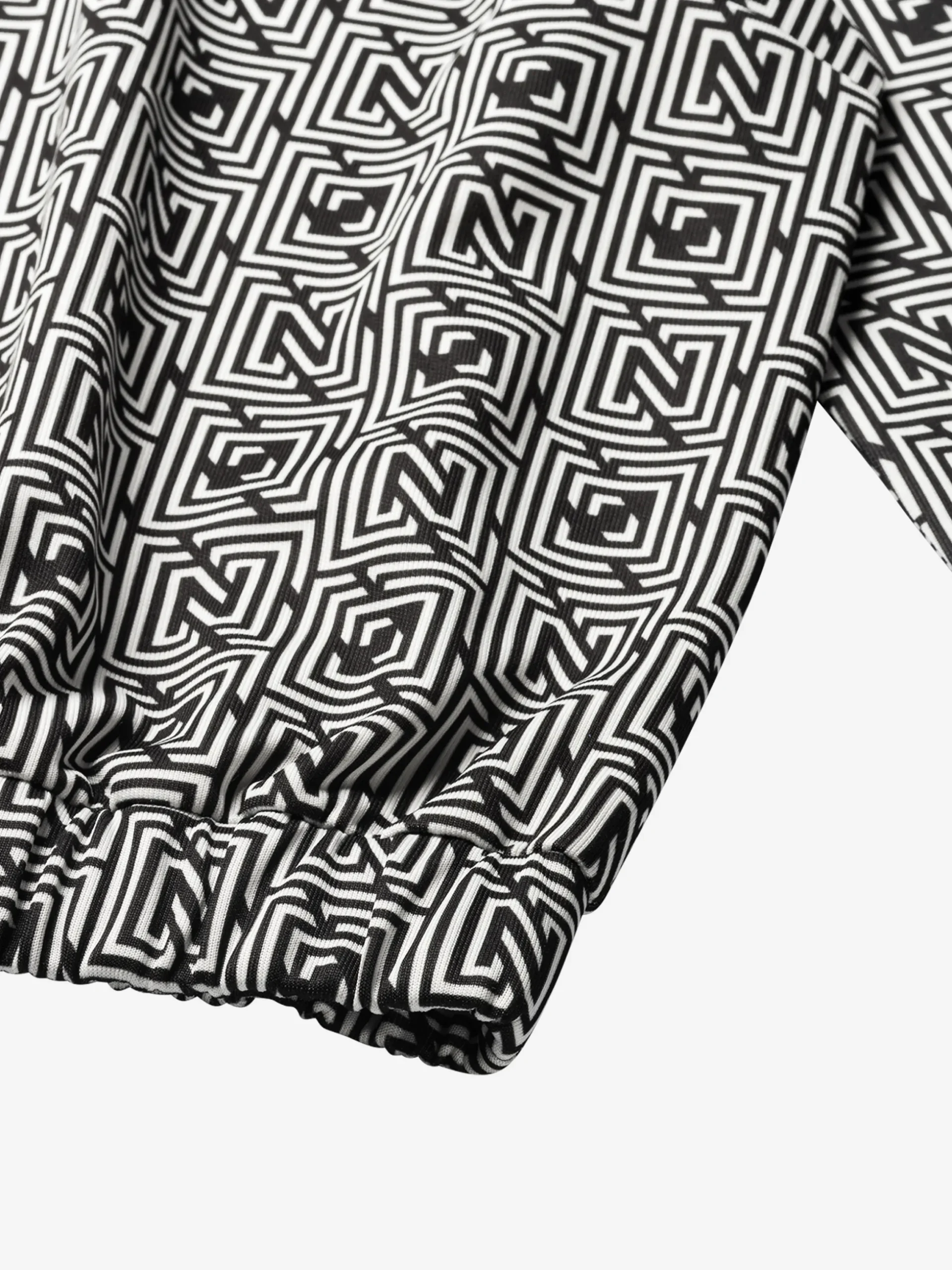 Trui met logo patroon