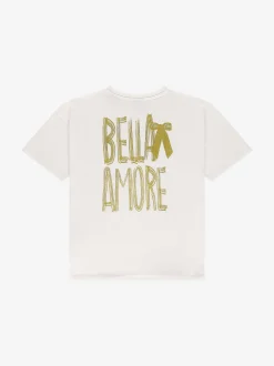 T-shirt met grafische opdruk op rug