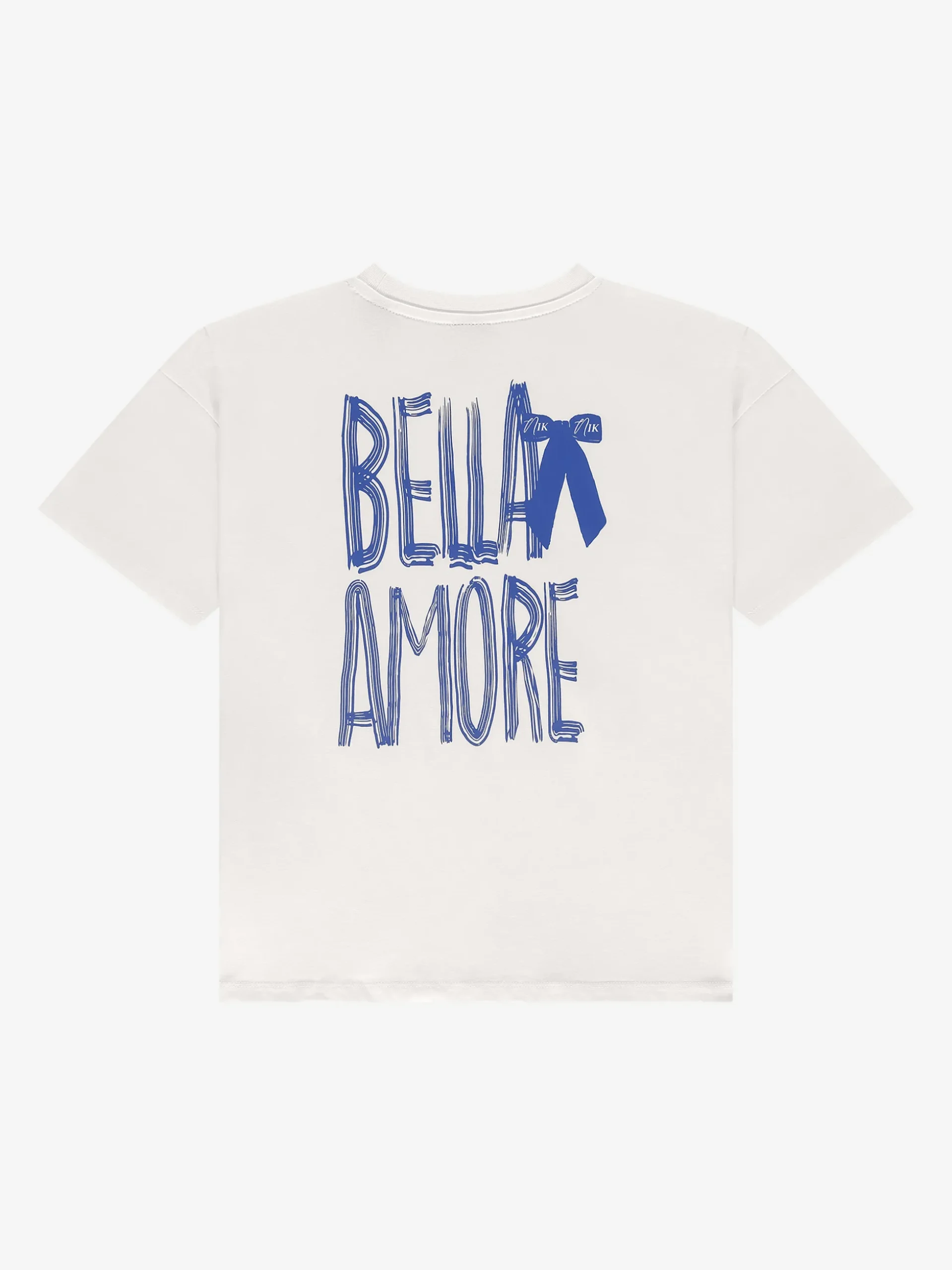 T-shirt met grafische opdruk op rug