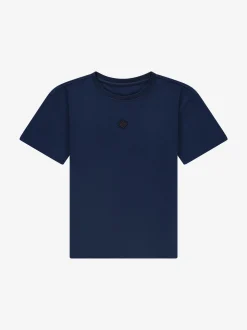 T-shirt met grafische tekst op achterkant