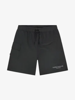 Zwembroek met elastische tailleband en trekkoord